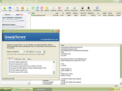 GreedyTorrent working with BitLord